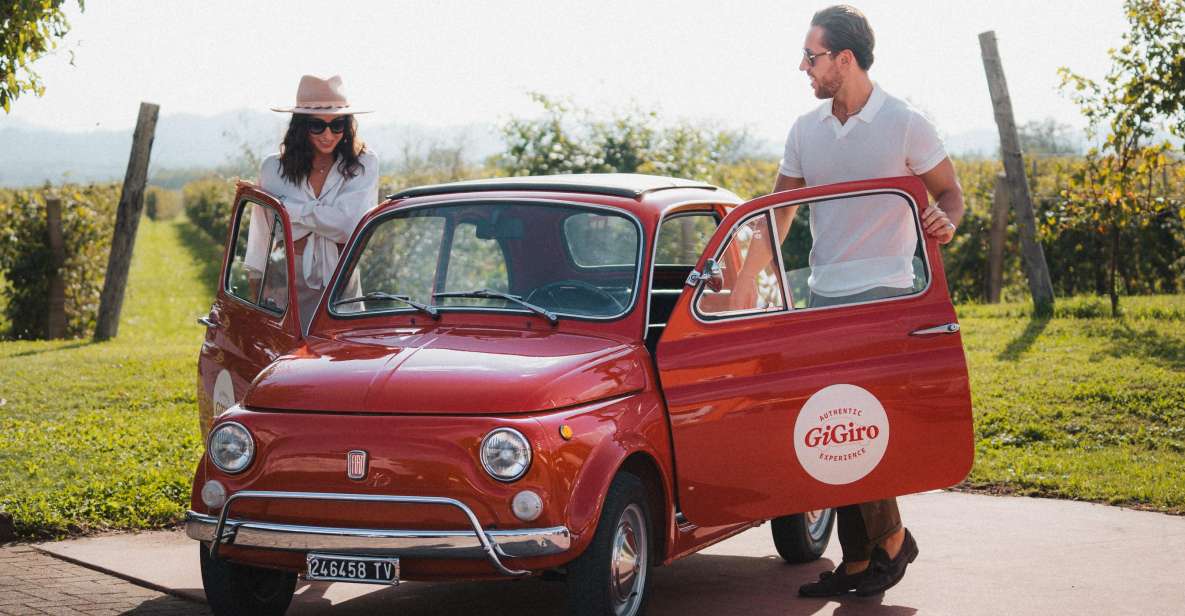 Valdobbiadene: Prosecco hills with the vintage 500 - The RoadBook route through the Prosecco Hills